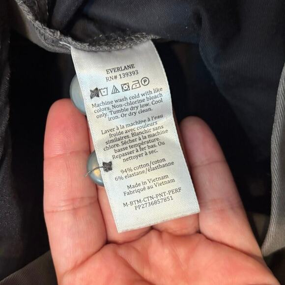 NWT Everlane The Slim Performance Chino | Uniform In Gray Size 28x30 - Picture 6 of 7